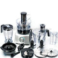 Multifunction food processor with chopper, beater, mixer, citrus juicer, blender, slicer functions